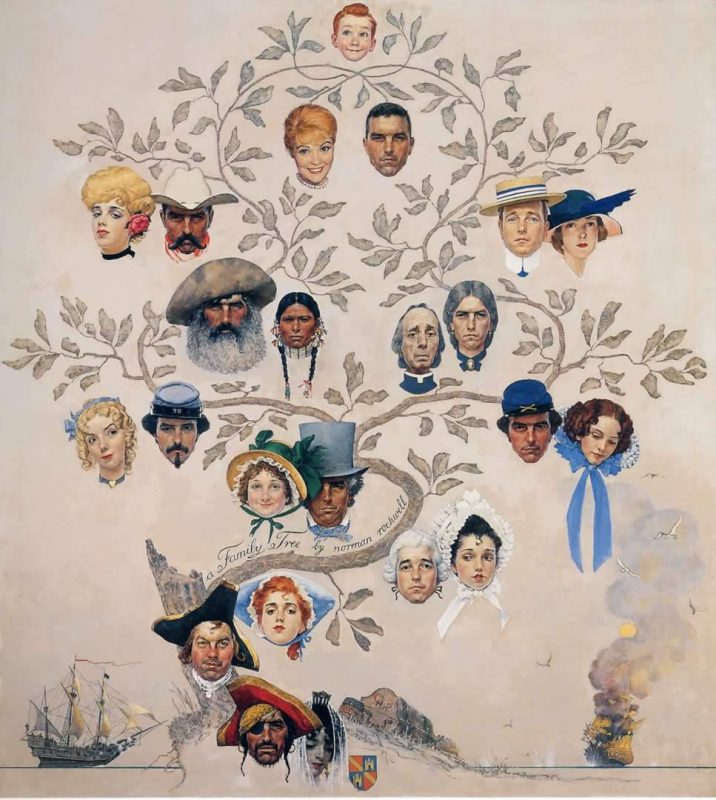 A Family Tree - Norman Rockwell