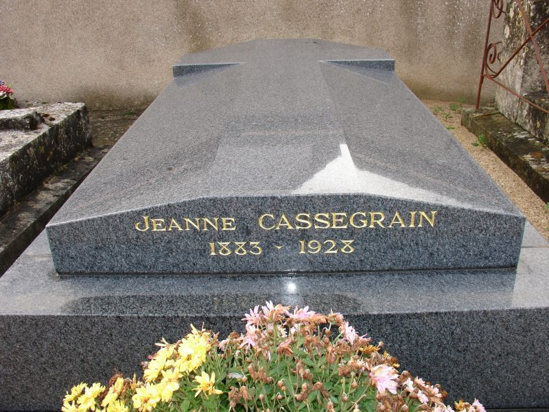 CASSEGRAIN Jeanne - Tombe à Gidy