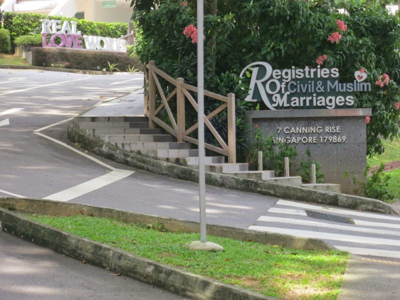 Enquete Singapour - Registries of Marriages