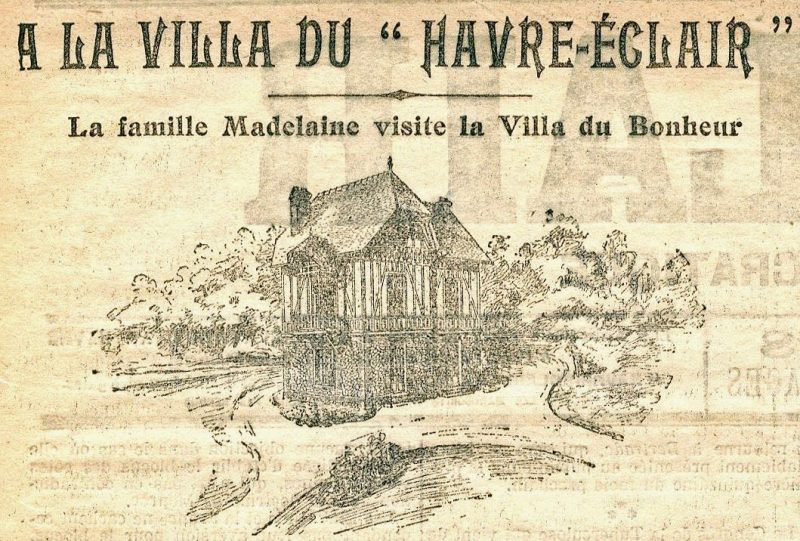 Dessin la Villa du Bonheur 1905
