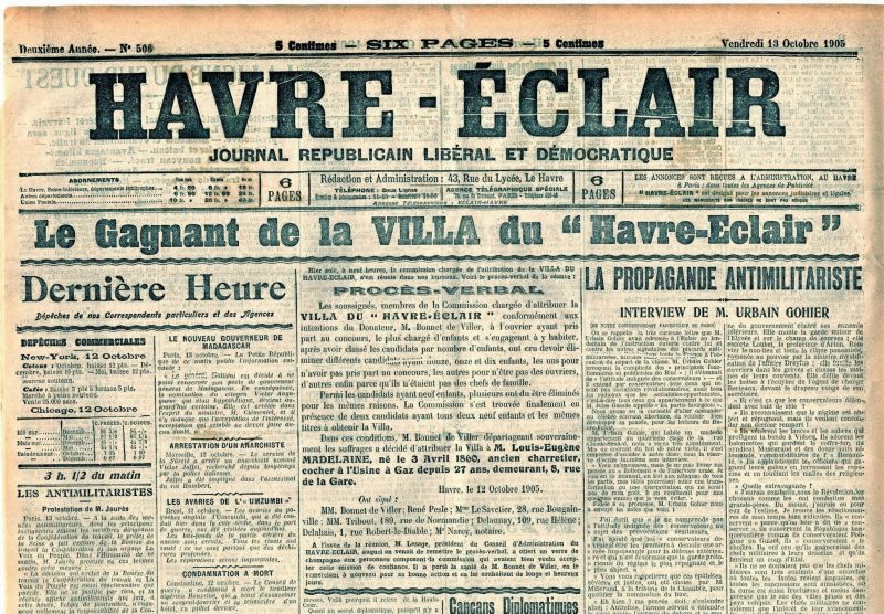 La Villa du Havre-Eclair 1905
