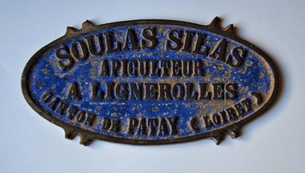 Plaque apiculteur Silas SOULAS