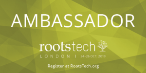 Rootstech London Ambassador Ambassadeur RootsTech Londres 2019