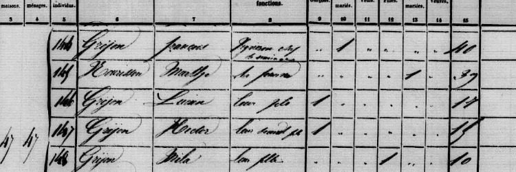 Amélie Gréjon et la lettre de Lina